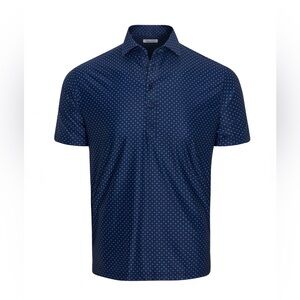 Collars & Co NWOT Men's Featherweight Relaxed Fit Polo Size 2XL In Dark Tide